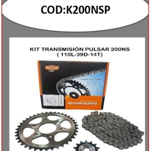 KIT DE TRANSMISION  PULSAR 200NS KETOZ