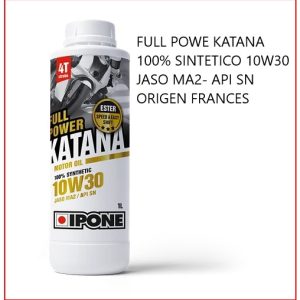 FULL POWER KATANA 10W30 100 % SINTETICO/ ESTER
