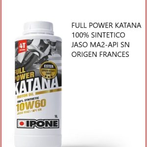 FULL POWER KATANA 10W60 100 % SINTETICO/ ESTER