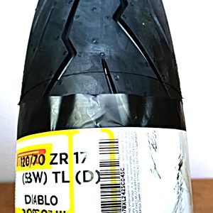 NEUMATICO 120/70 ZR17, PIRELLI, MODELO DIABLO ROSSO