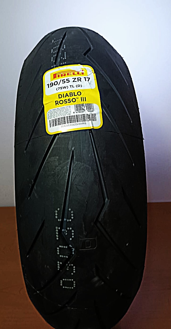 DIABLO ROSSO III, NEUMATICO PIRELLI, 190/55-ZR17